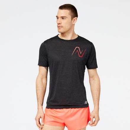 New Balance, Impact Run Short Sleeve T Shirt Mens