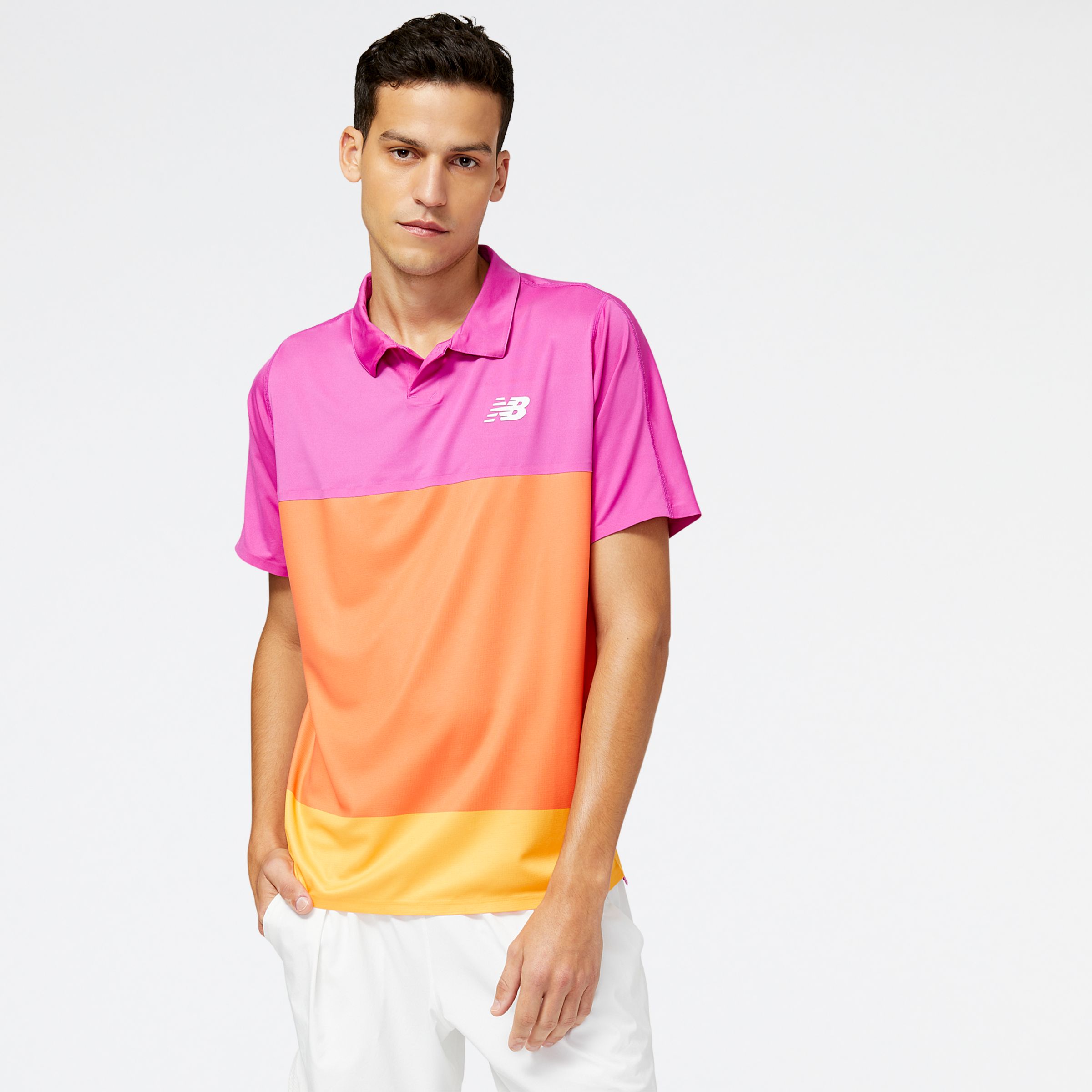 new balance tennis polo