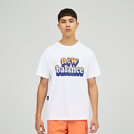 New Balance NB Athletics Day Tripper Raglan Graphic Tee, MT21564WT image number null