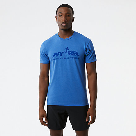 New Balance Run For Life Graphic Short Sleeve, MT21571BTRY image number null
