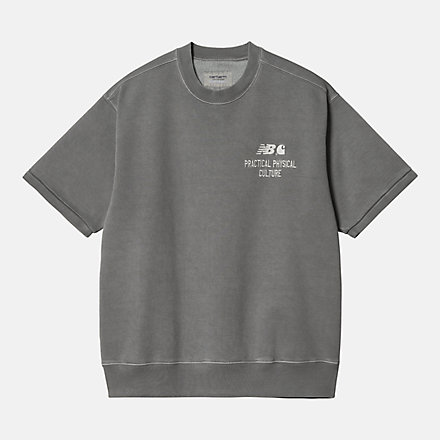 NB Carhartt WIP Short Sleeve Crew, MT21579MGT image number null