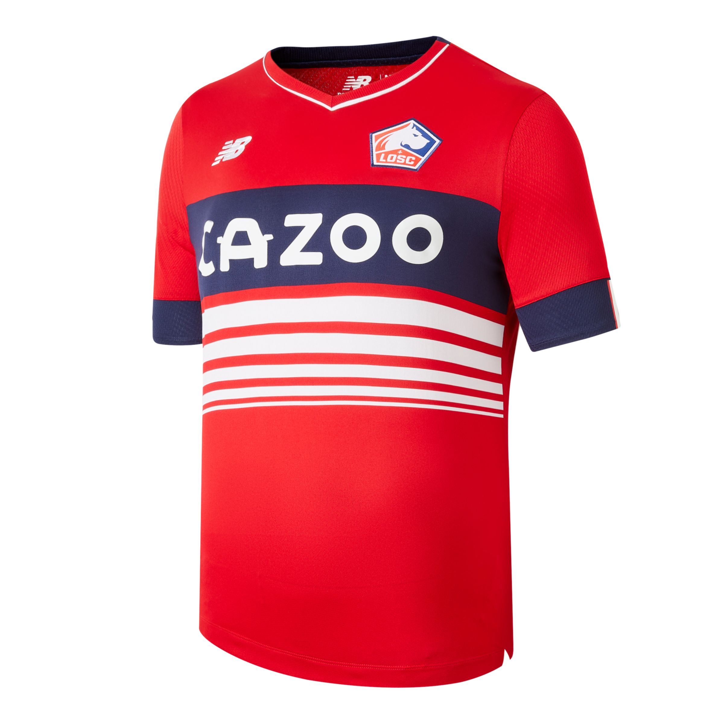 Men's Lille Losc Home Short Sleeve Jersey