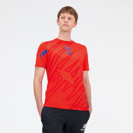 뉴발란스 New Balance Lille LOSC Lightweight T-Shirt,NEO FLAME