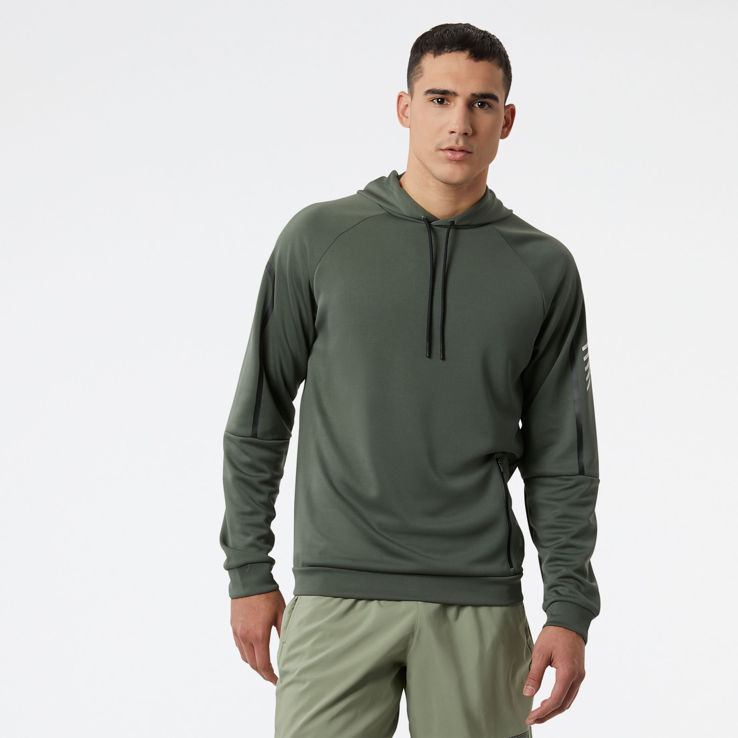 

New Balance Men's Tenacity Football Training Hoodie Green - Green