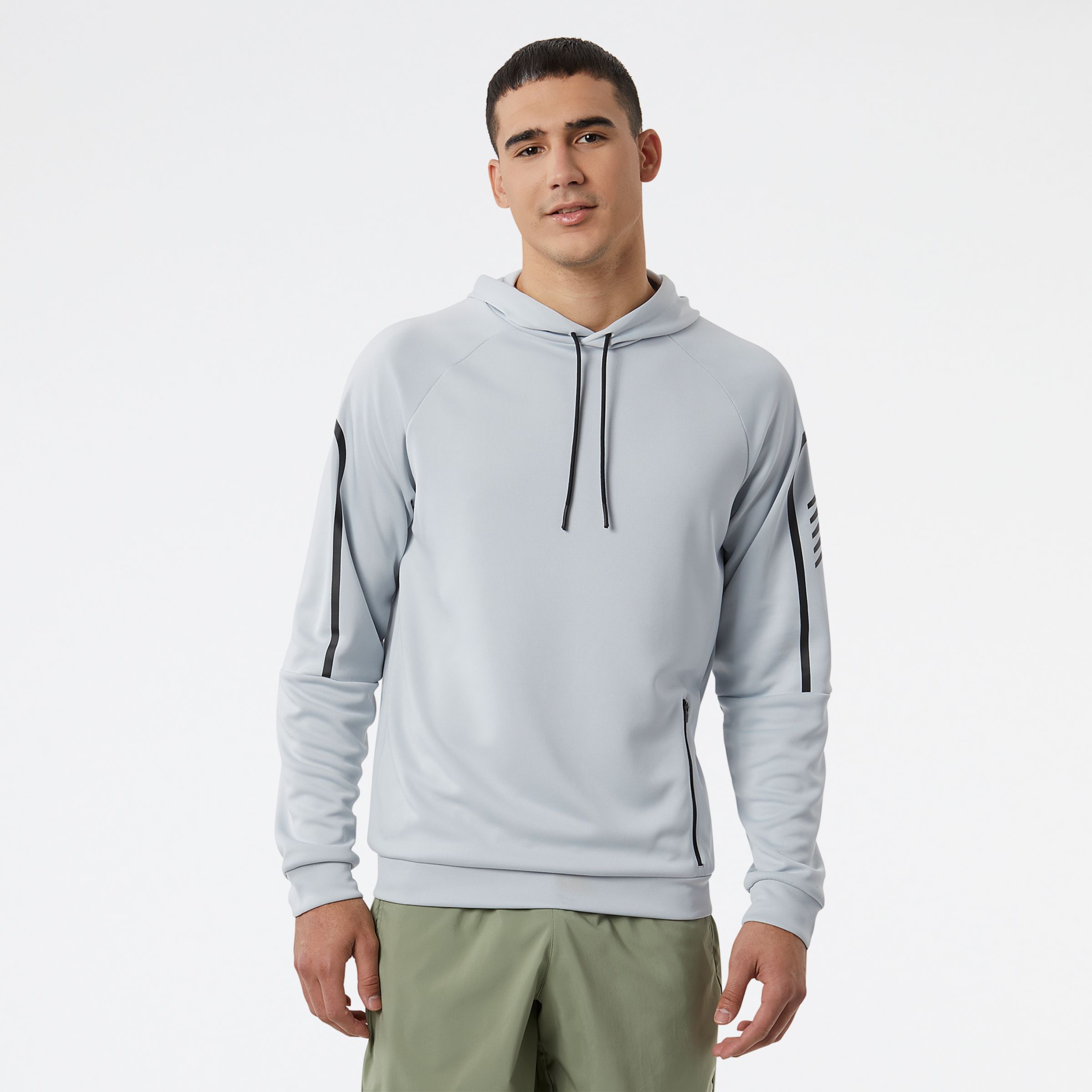 

New Balance Men's Tenacity Football Training Hoodie Grey - Grey