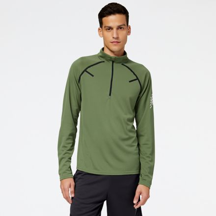 New balance tech train half zip store jacket mens