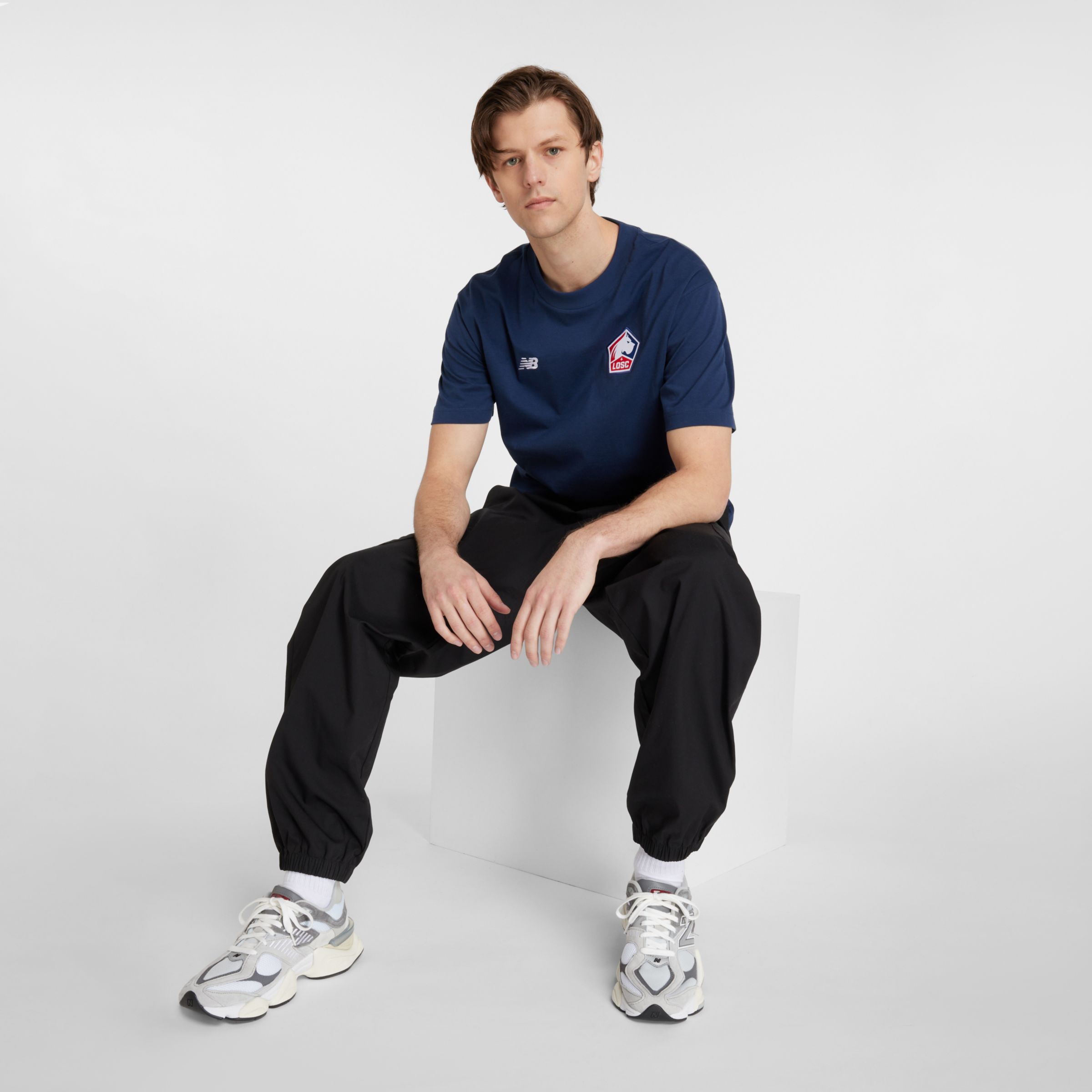 NEW BALANCE MEN'S LILLE LOSC SMALL LOGO T-SHIRT 