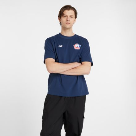 Lille LOSC Small Logo T-Shirt, NB NAVY, MT231465NNY
