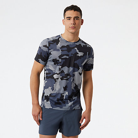 New Balance Printed Accelerate Short Sleeve, MT23223THN image number null
