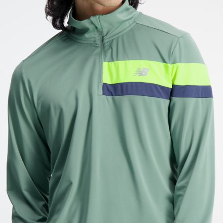 New balance tech train half zip jacket mens online