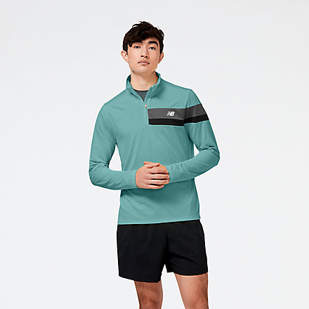 New Balance Accelerate Half Zip, MT23227FAD image number null