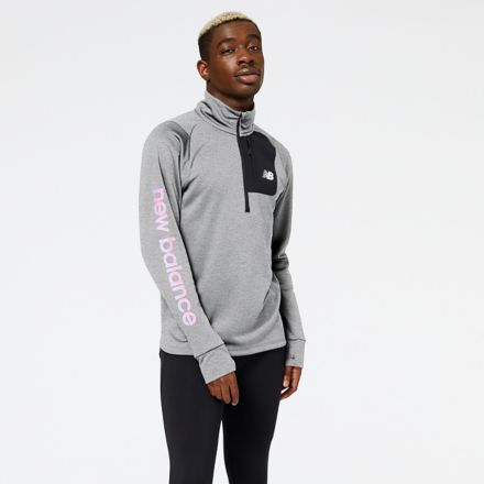 New balance men's outlet impact half zip top