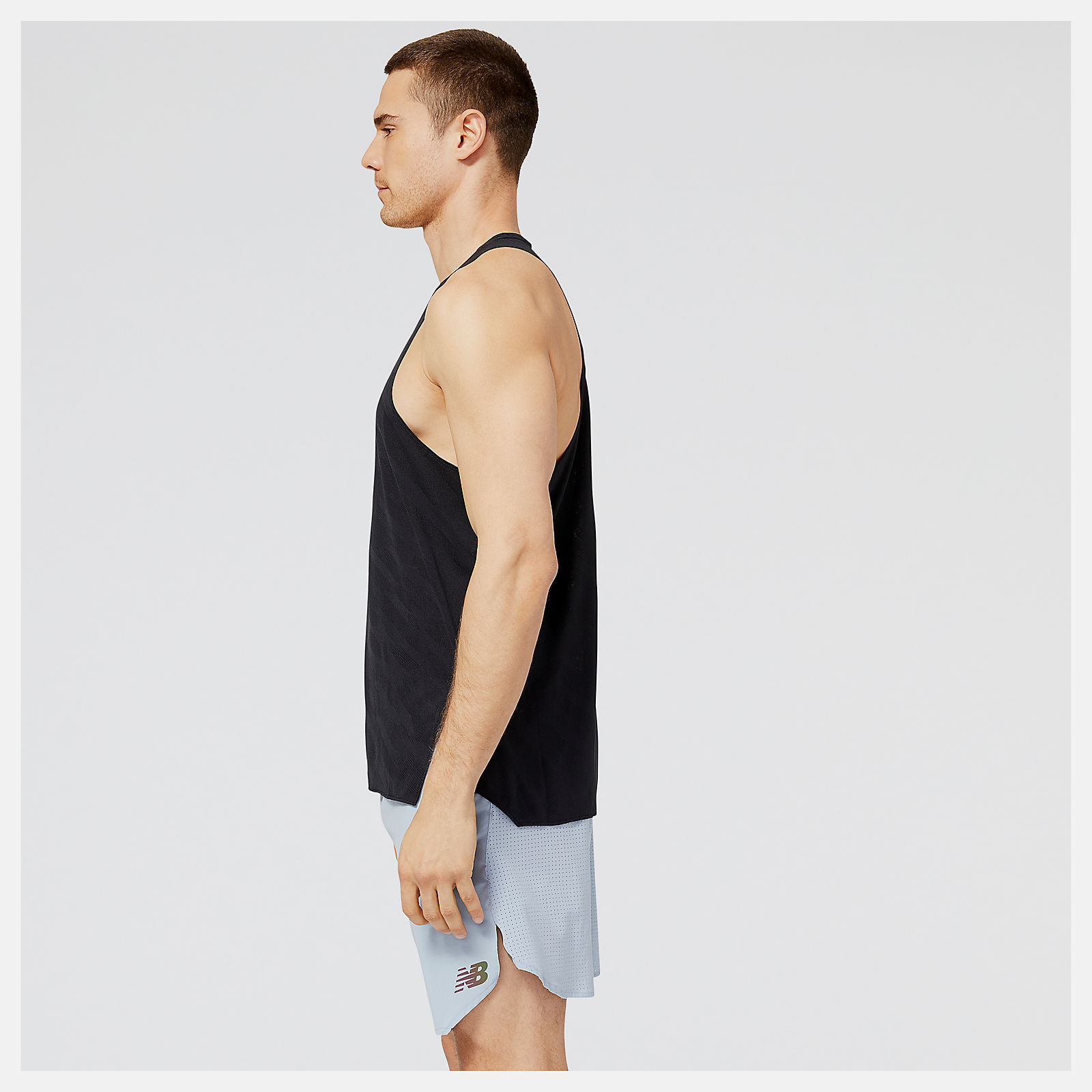 Men's Q Speed Jacquard Singlet - New Balance Men's Q Speed Jacquard Singlet - New Balance