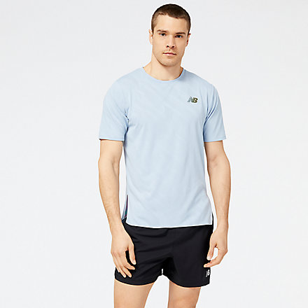 New Balance Q Speed Jacquard Short Sleeve, MT23281LAY image number null