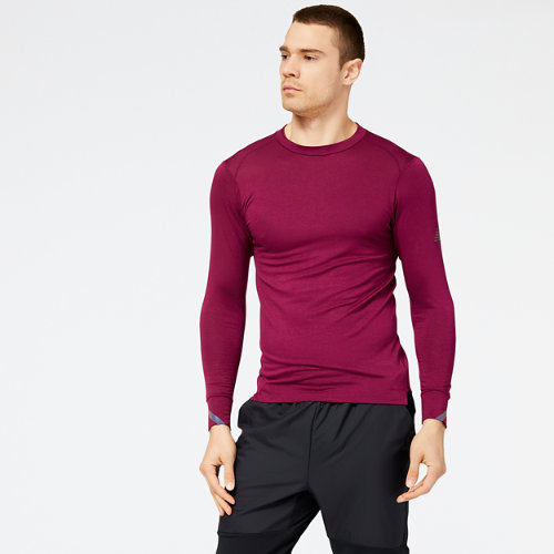 

New Balance Men's Q Speed 1NTRO Long Sleeve Red - Red