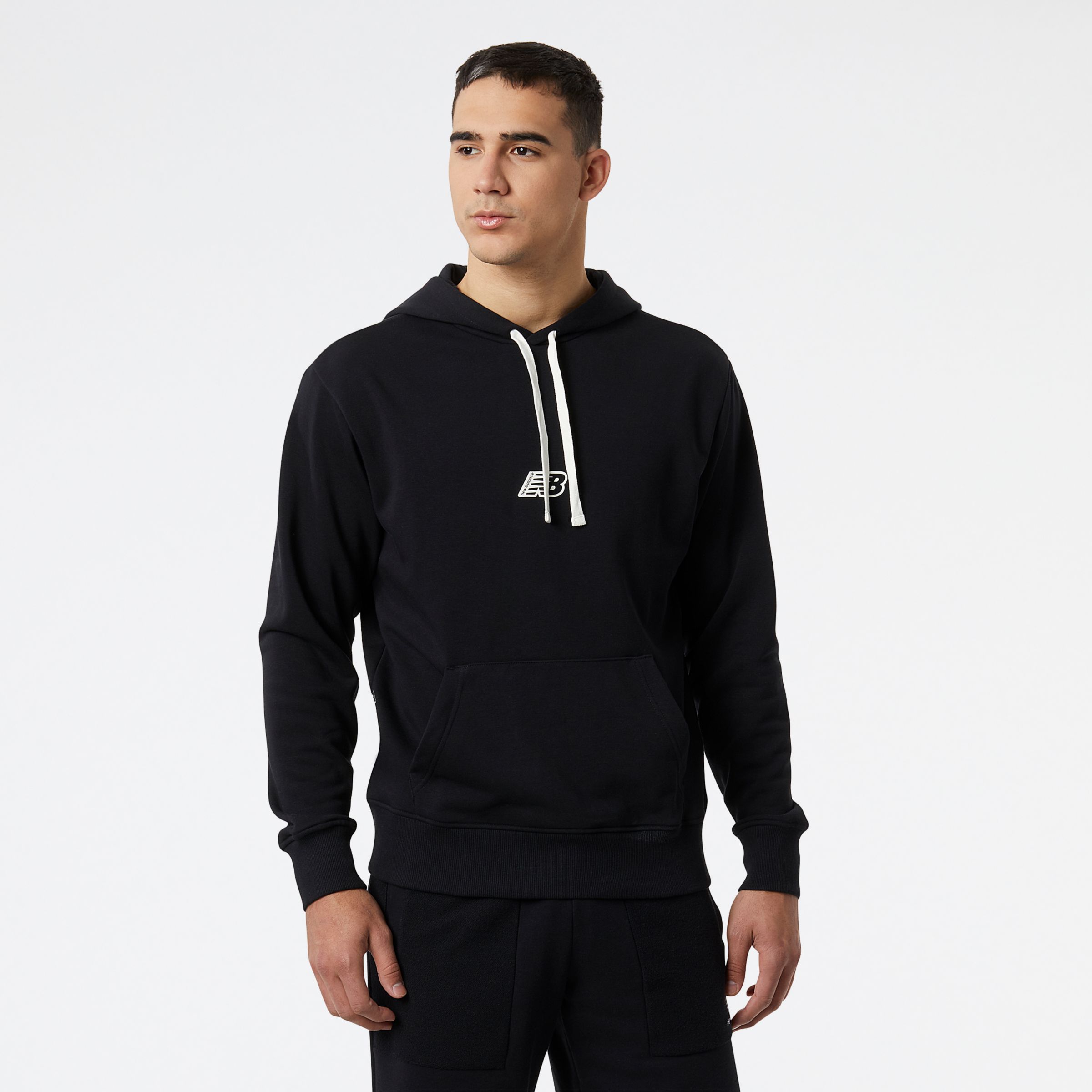 

New Balance Men's NB Essentials Fleece Hoodie Black - Black