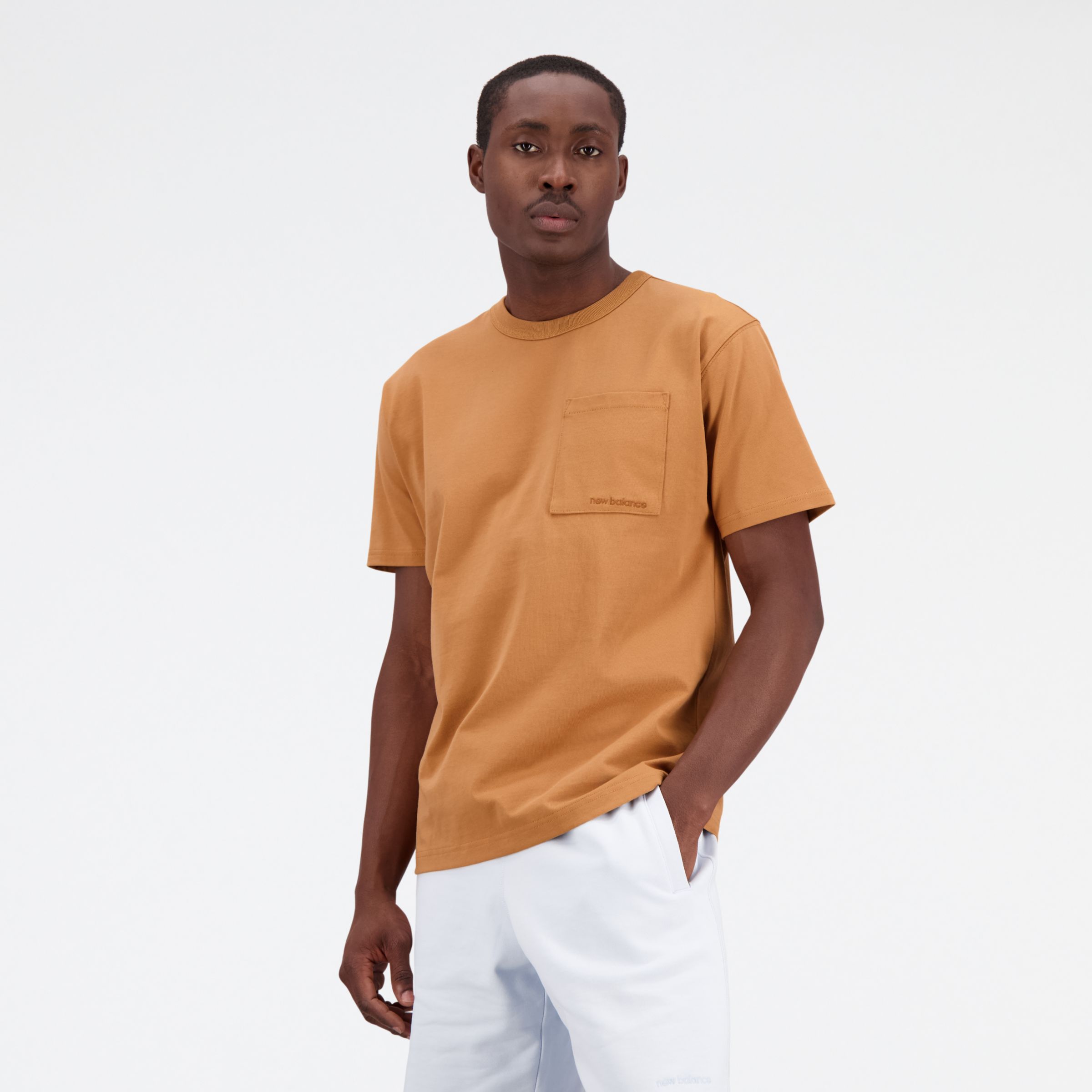 

New Balance Men's NB Athletics Nature State Short Sleeve Tee Brown - Brown