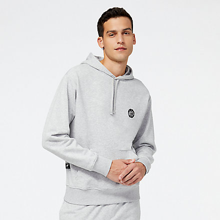 New Balance NB Hoops Fundamentals Hoodie, MT23581AG image number null
