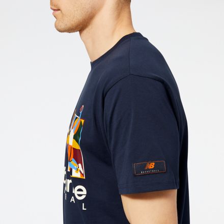 ◆New Balance◆ UNI NBSC Basketball Graphic Short Sleeve T-S NB Hoops Abstract Graphic T-Shirt - Joe's New Balance Outlet