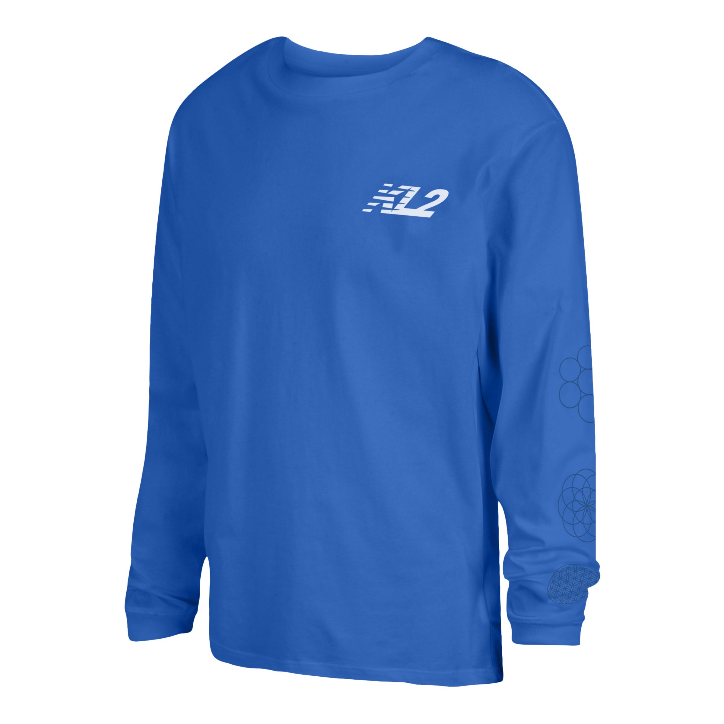 

New Balance Men's Kawhis Klawset Long Sleeve Tee Blue - Blue