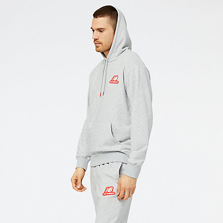 Hoodie NB Essentials Stacked Rubber PO
