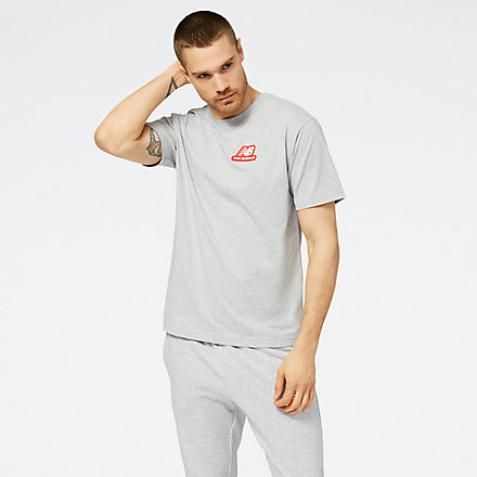 New Balance NB Essentials Rubber Pack Logo T-Shirt, MT23911AG image number null