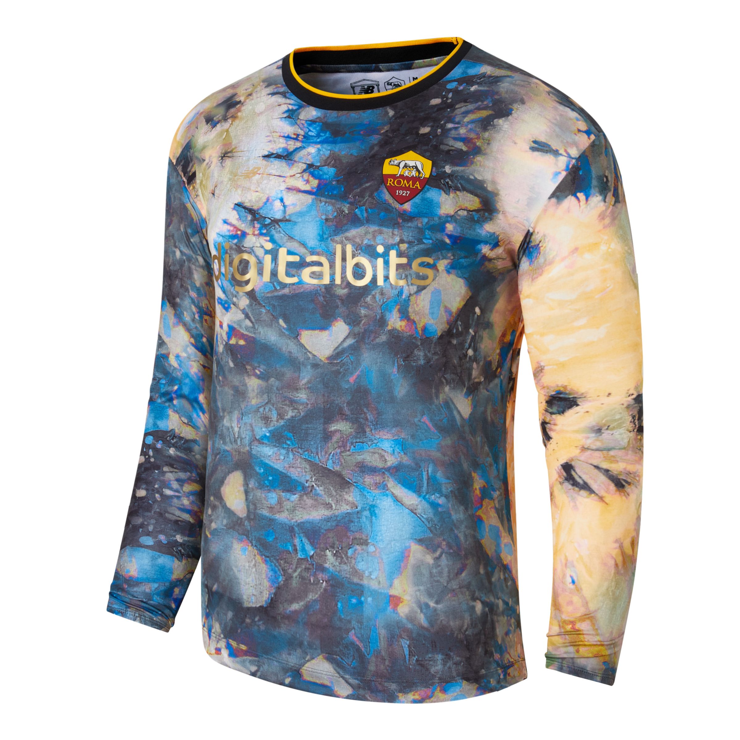 New Balance Homme AS Roma x Aries GK LS Jersey en Print / Pattern / Misc, Polyester, Taille L