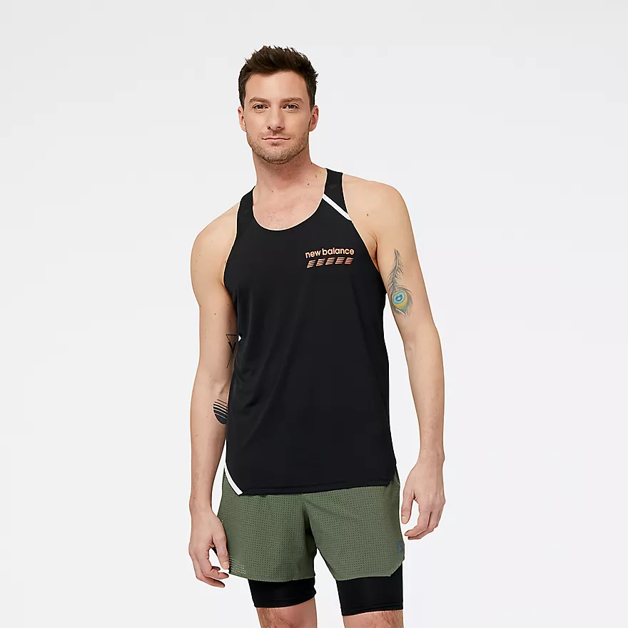 New Balance Men's Accelerate Pacer Singlet Apparel