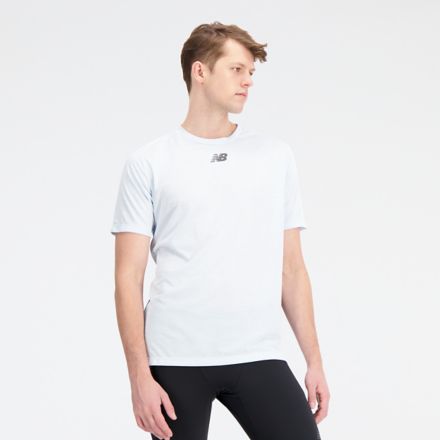 Impact Run Luminous Short Sleeve, ICE BLUE HEATHER, MT31251IBH