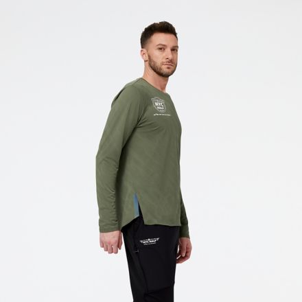 United Airlines NYC Half Q Speed Jacquard Long Sleeve