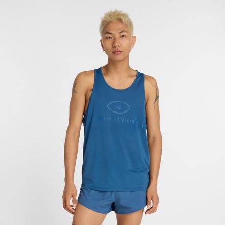 District Vision x New Balance 背心, 英國藍, MT31298EBU