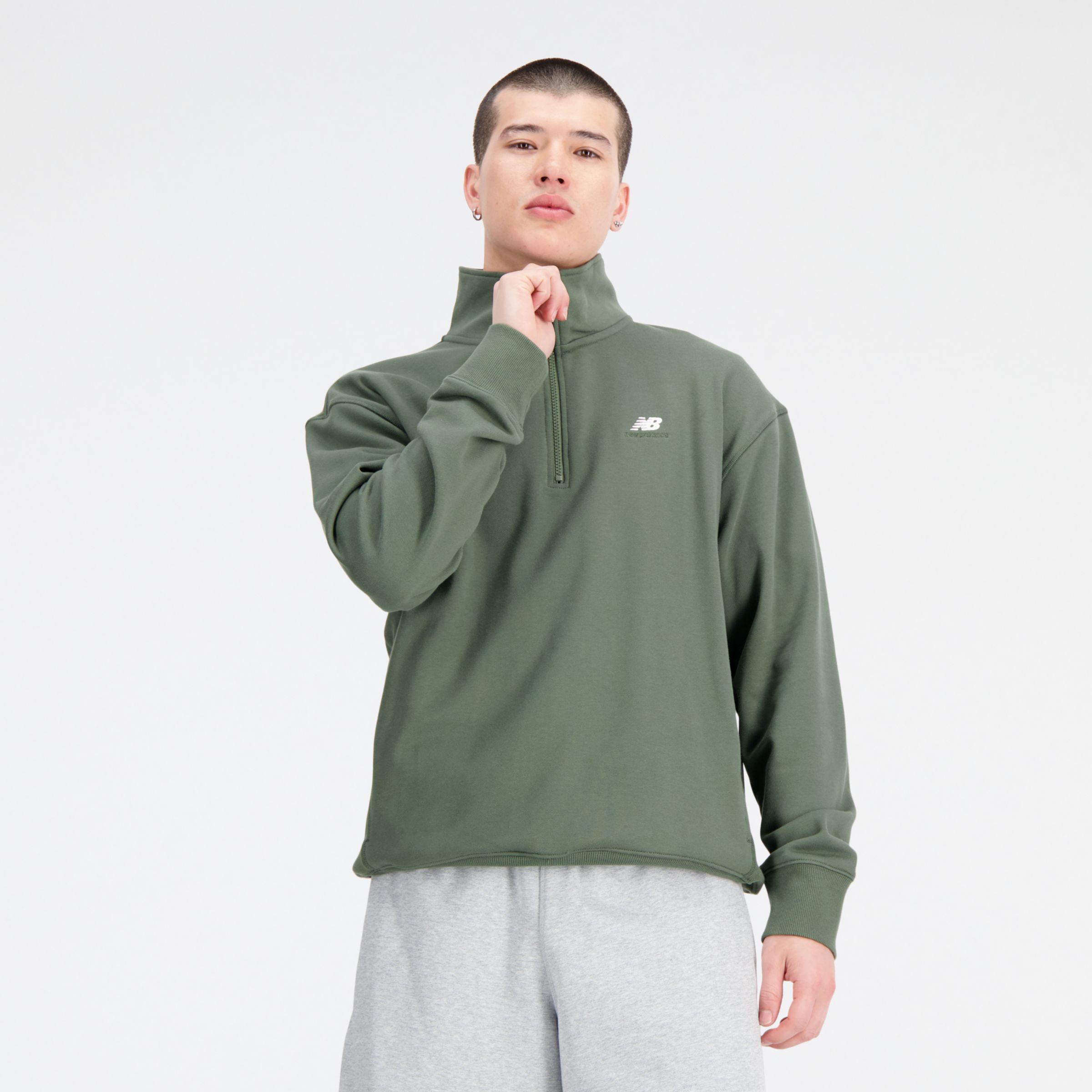 Herren Athletics Remastered French Terry 1/4 Zip - New Balance