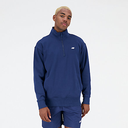 New Balance Athletics Remastered French Terry 1/4 Zip, MT31501NNY image number null