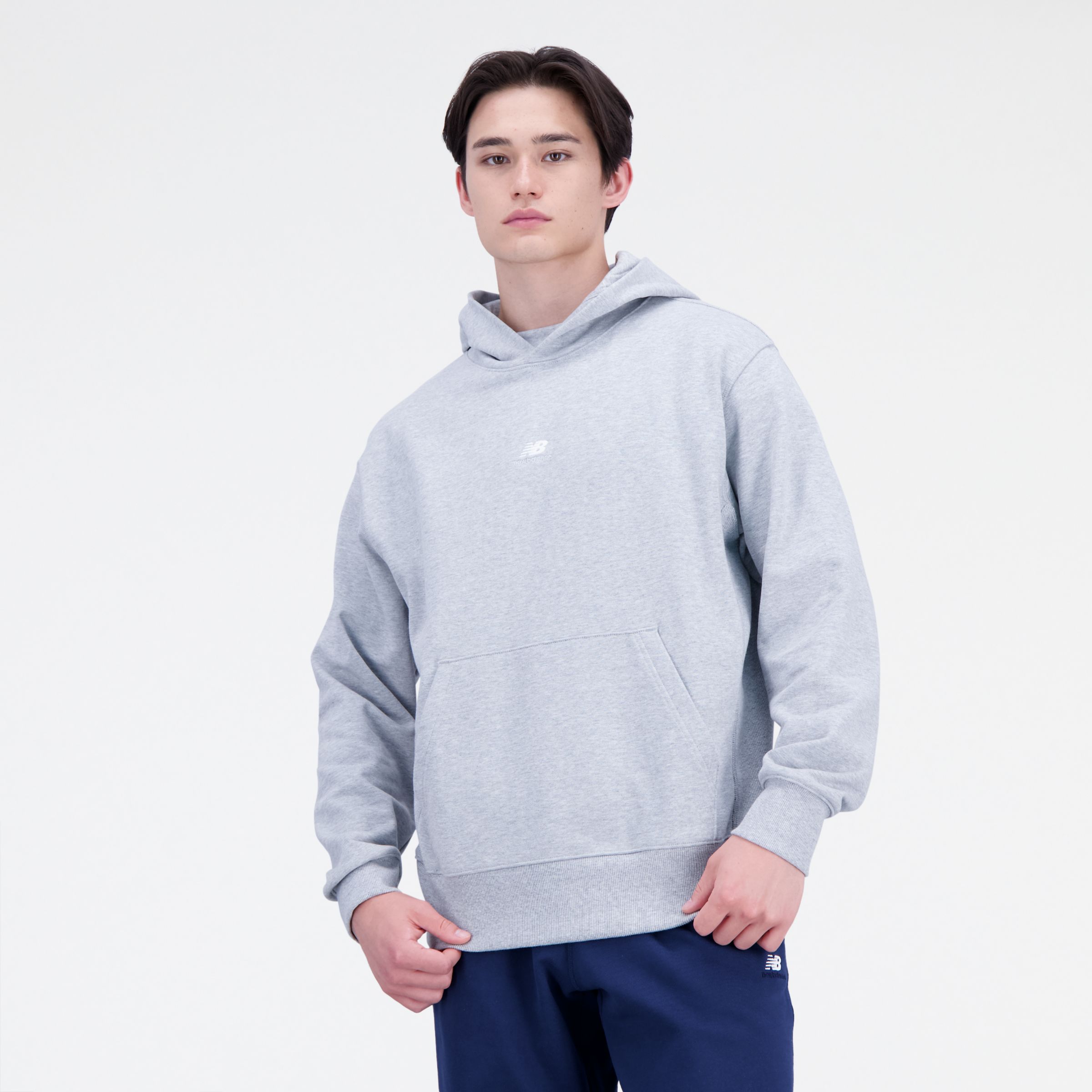 

New Balance Men's Athletics Remastered Graphic French Terry Hoodie Grey - Grey