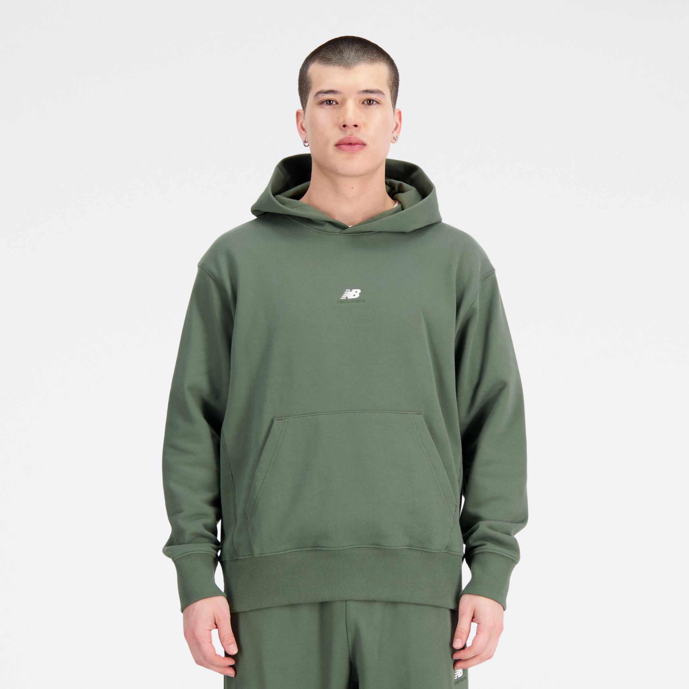 

New Balance Men's Athletics Remastered Graphic French Terry Hoodie Green - Green