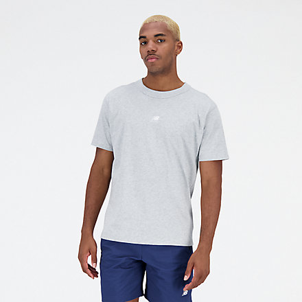 New Balance T-shirt à manches courtes en jersey de coton et imprimé Athletics Remastered, MT31504AG image number null