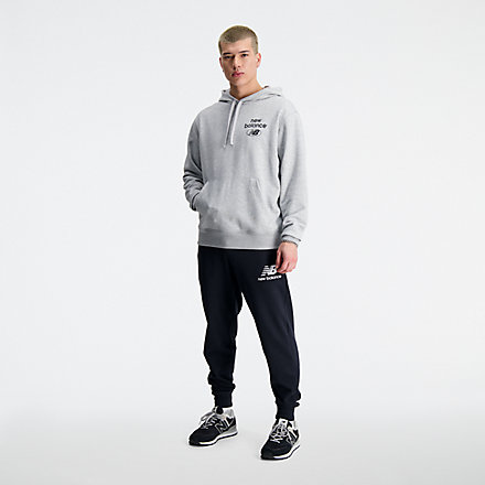 New Balance Essentials Reimagined French Terry Hoodie, MT31514AG image number null
