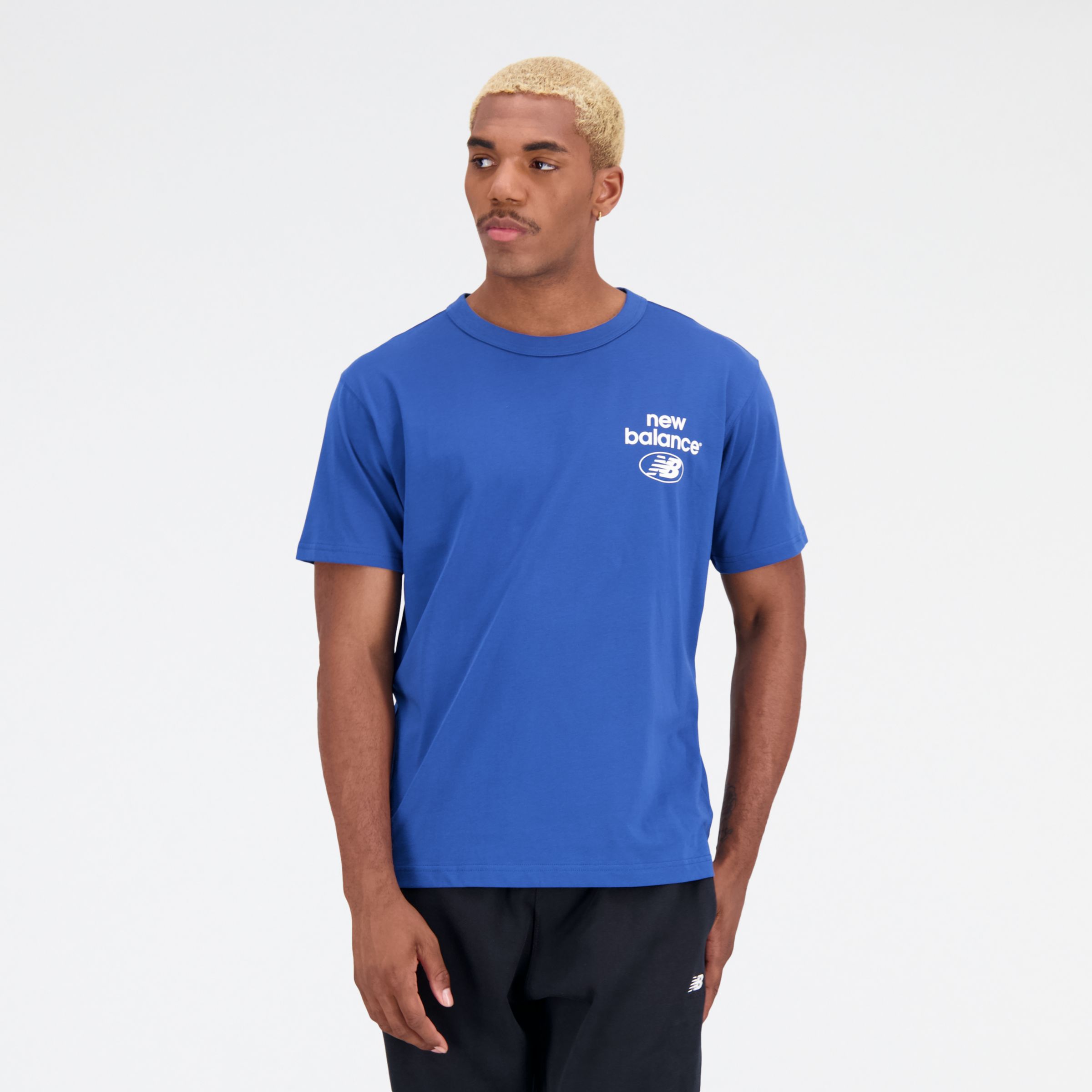 New Balance Uomo T-Shirt Essentials Reimagined Cotton Jersey Short Sleeve, Cotone, Taglia XL
