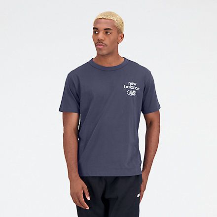 New Balance T-Shirt Essentials Reimagined Cotton Jersey Short Sleeve, MT31518ECL image number null