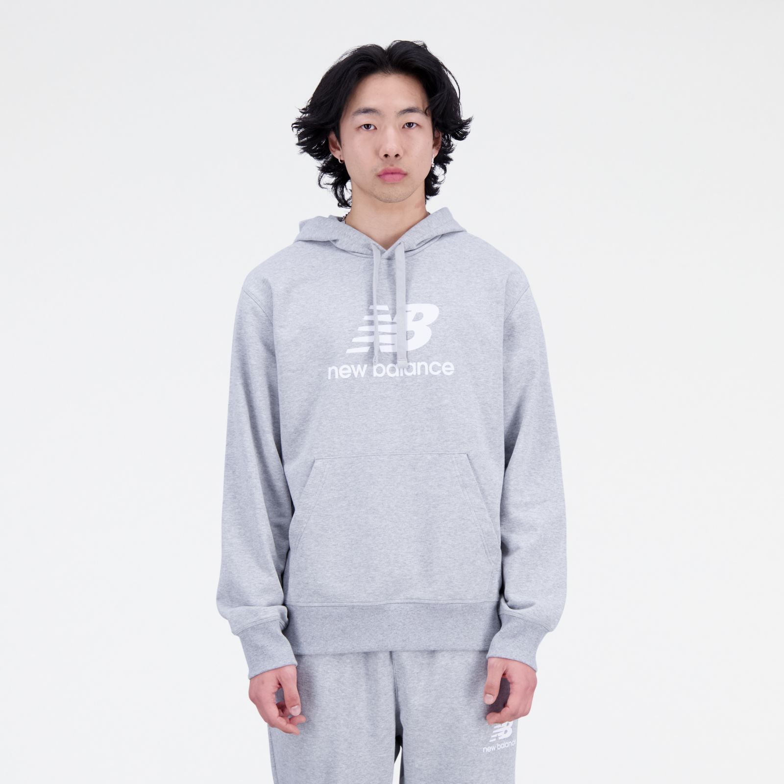 Logo Stacked Sweats Terry Balance capuche New - French à Homme Essentials