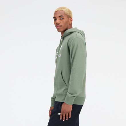 Essentials Stacked Logo French Terry Hoodie