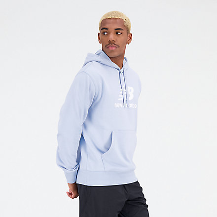 Sudadera con capucha Essentials Stacked Logo French Terry
