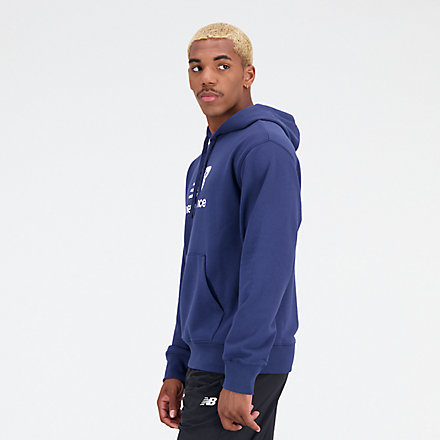 Hoodie Essentials Stacked Logo French Terry