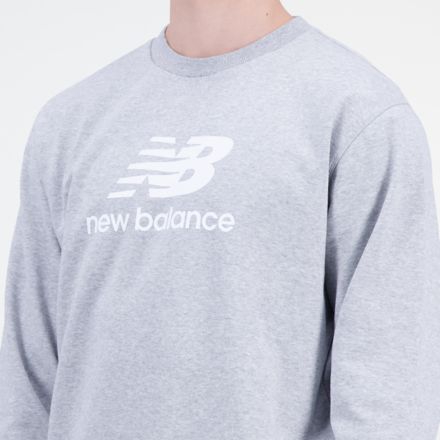 Essentials Stacked Logo French Terry Crewneck