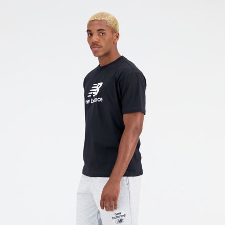 Essentials Stacked Logo Cotton Jersey Short Sleeve T-shirt