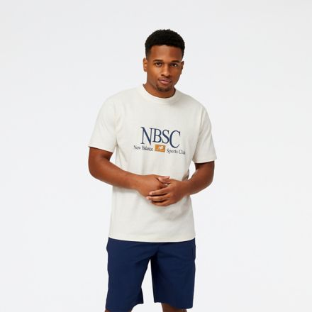 Men's Athletics Sports Club Cotton Jersey T-Shirt Apparel - New Balance