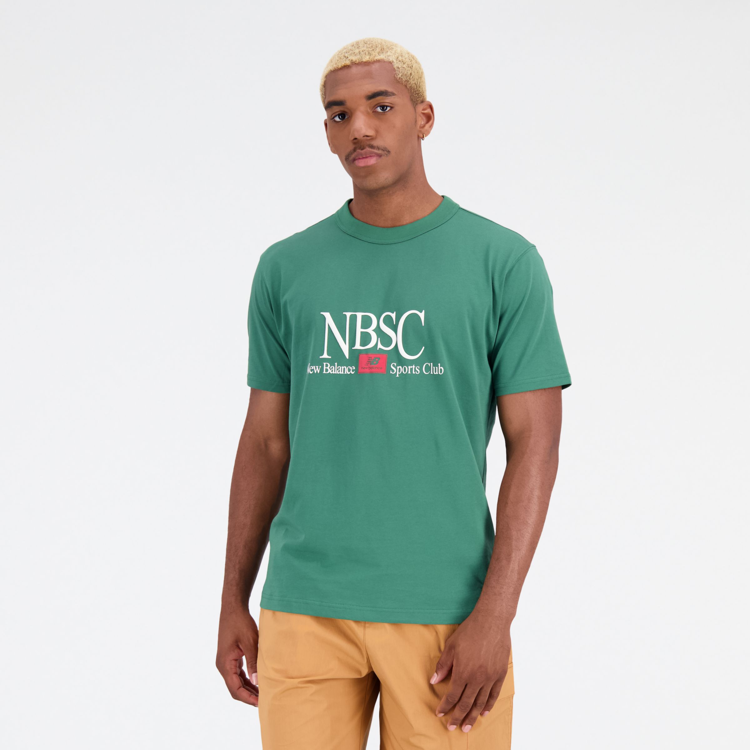 Men's Athletics Sports Club Cotton Jersey Longsleeve T-Shirt - New Balance