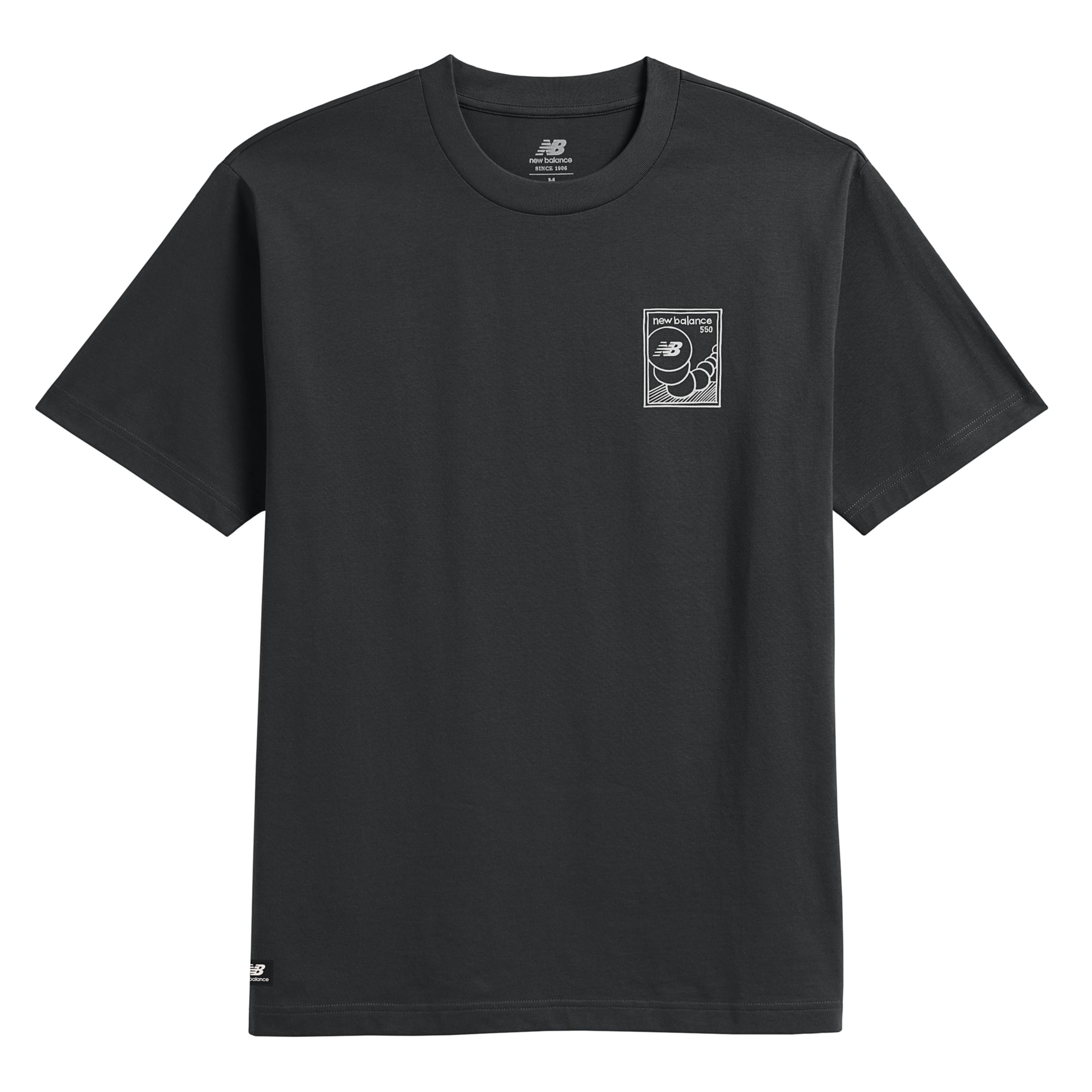 

New Balance Men's 550 Sketch Graphic T-Shirt Black - Black