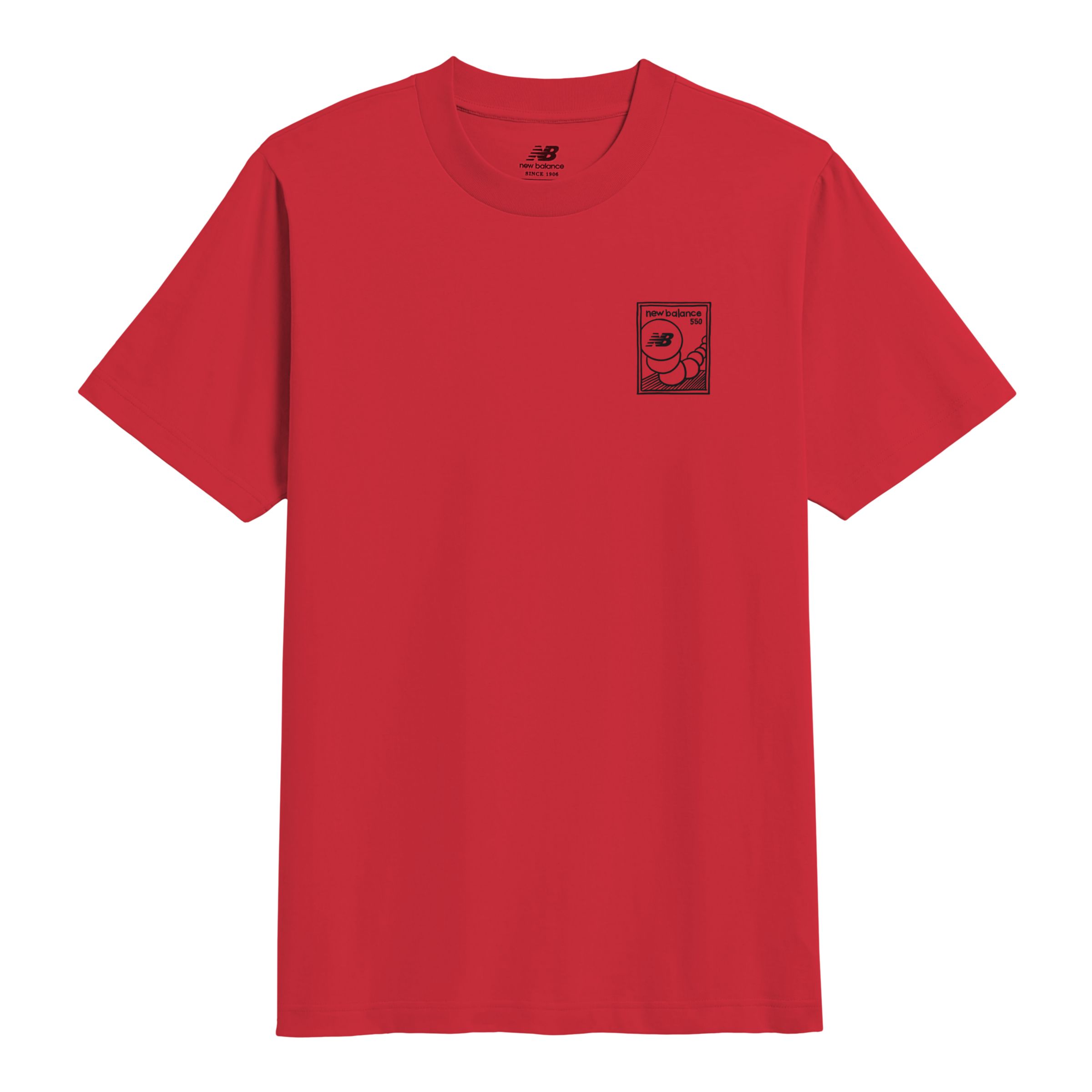 

New Balance Men's 550 Sketch Graphic T-Shirt Red - Red