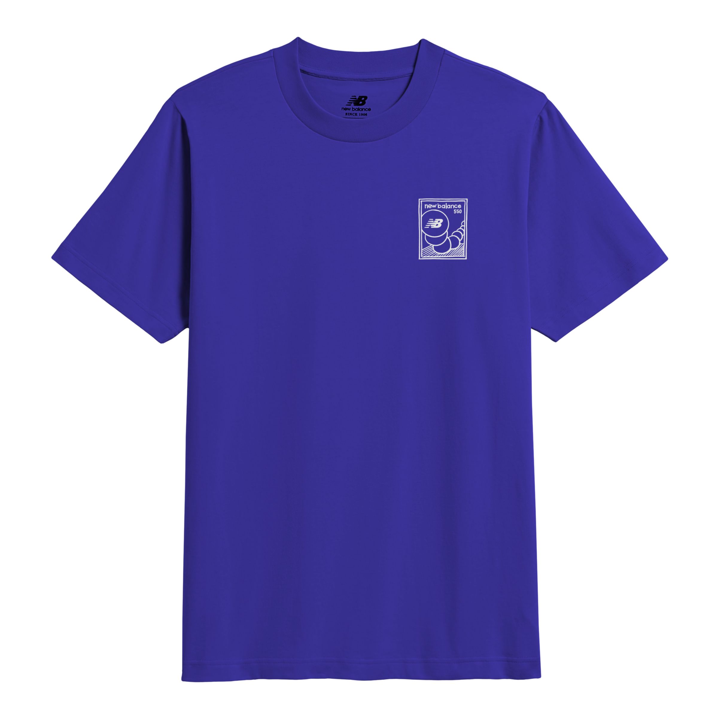 

New Balance Men's 550 Sketch Graphic T-Shirt Blue - Blue